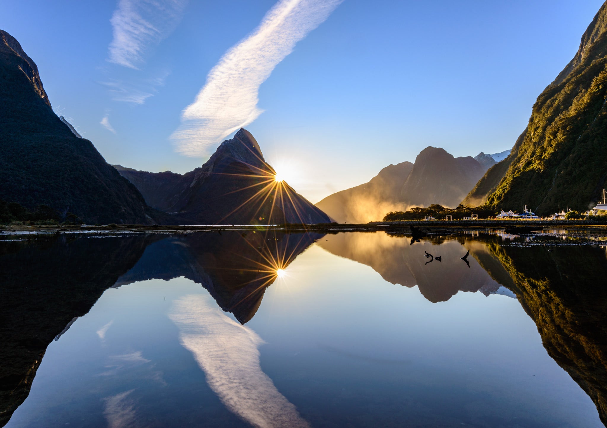 Milford Sound New Zealand dramatic fjord landscape