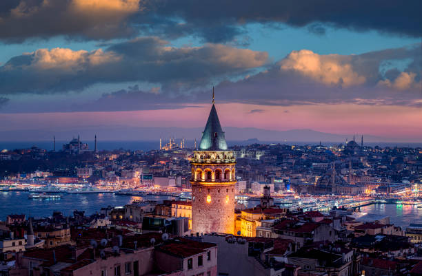 Istanbul skyline with Galata Tower